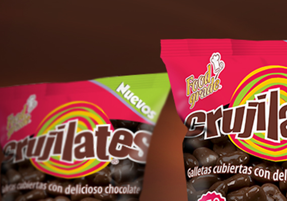 Diseñamos la marca, el empaque y el personaje para un producto muy mexicano: galletas cubiertas de chocolate.